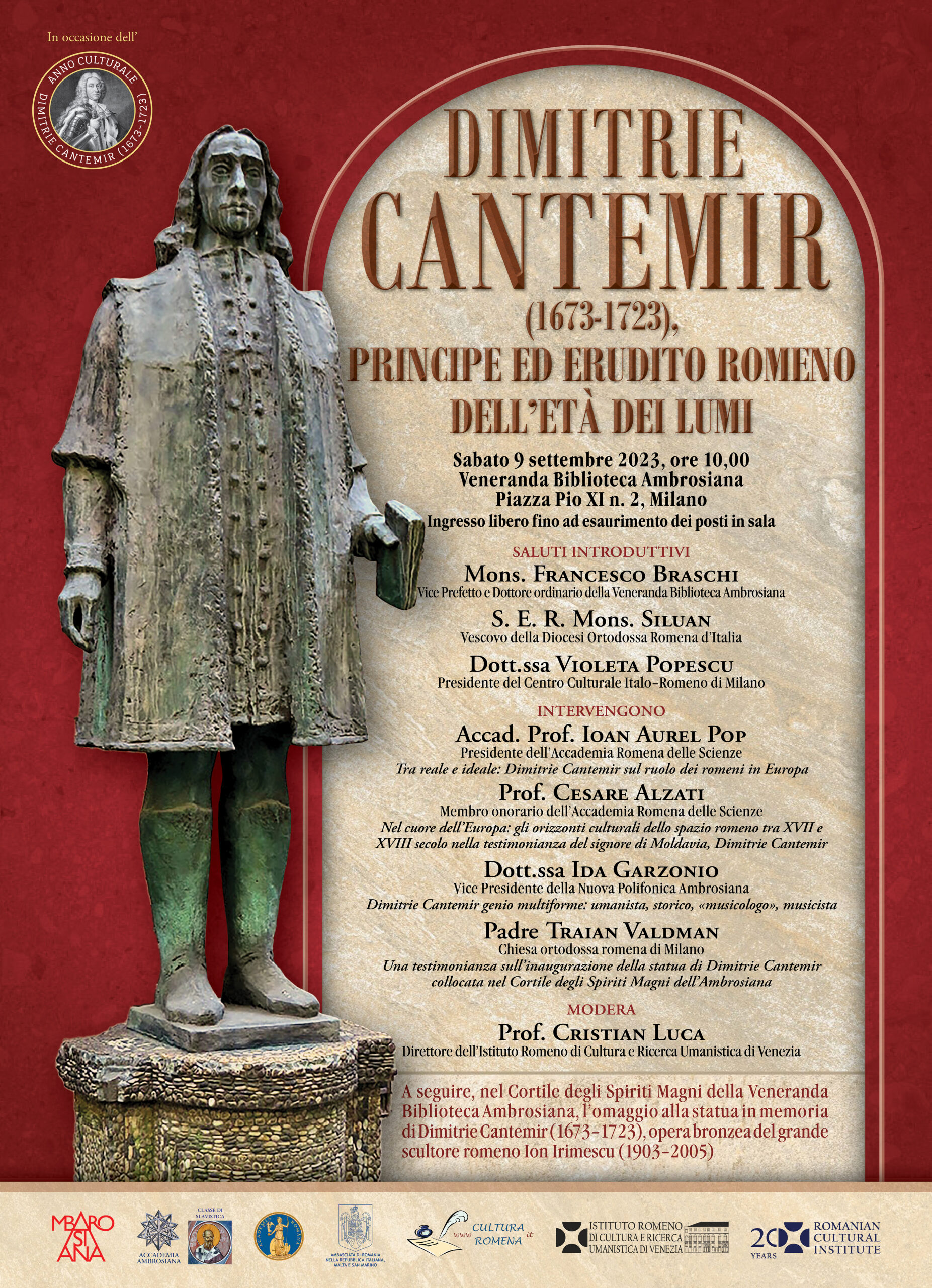 Locandina «Dimitrie Cantemir (1673–1723), principe ed erudito romeno dell’età dei Lumi» (4)