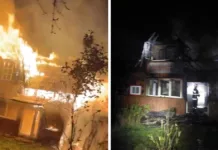 VIDEO | S-a certat cu mama sa plecată la muncă în străinătate și a dat foc la casă. Bărbat arestat în România 1200-20241001184152-1